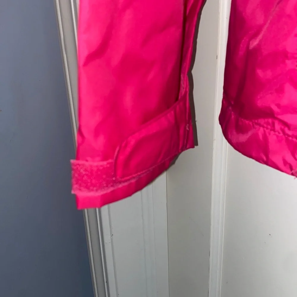 EUC Columbia lightweight unlined water resistant pink magenta raincoat, medium! - Picture 6 of 14